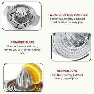 Exprimidor de mano de limón y Lima, gran oferta, exprimidor Manual de acero inoxidable y metal para cítricos - Product Image 6