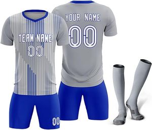 Premium Quality Unisex Soccer Jersey Football Wear Set Custom Sublimation Uniform Breathable Team Kits for Clubs - Product Image 1