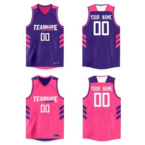 Vente en gros Maillot de basket-ball double face personnalisé Chemise de basket-ball sans manches Compétition Formation Vêtements de sport respirants Hommes/Jeunes - Product Image 5