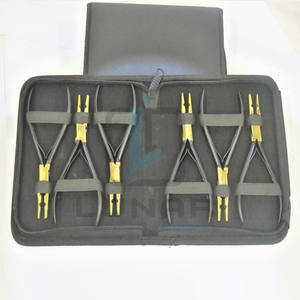 Pince d'extension de cheveux pour micro anneaux et outil de suppression de liens adapté au salon de coiffure Mini pince à nez aiguille - Product Image 3