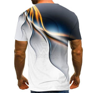 Camiseta de sublimación de diseño personalizado de secado rápido hecha en Pakistán 100% algodón camiseta de sublimación impresa de ajuste suelto para hombres - Product Image 3