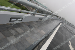 กระเบื้องบลูสโตนหรูหรากลางแจ้งสไตล์ทันสมัยหรูหราขอบค้อนแบบเต็มของเวียดนามสำหรับวิลล่าสุดหรูข้อเสนอสุดพิเศษหินปูน - Product Image 3