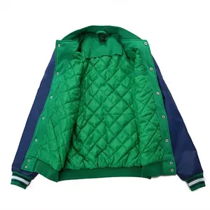 เสื้อแจ็กเก็ตมีฮู้ดสำหรับผู้ชายเสื้อแจ็กเก็ตมีตัวแทนมหาวิทยาลัยแจ็กเก็ตบอมเบอร์ - Product Image 4