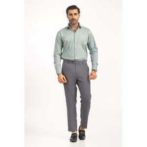 Camisas de Vestir Casuales para Hombre, Corte Moderno, 100% Algodón Popelina, Tinturadas Lisas, Tallas 3XL y 6XL MN-FS-DP25-046 - Product Image 4