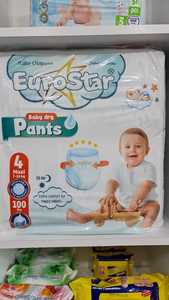 EuroStar Couche bébé jetable de haute qualité Nouveau-né Couche en coton à haute absorption Turquie Quantité en vrac Maxi Taille 4 Prix bas - Product Image 5