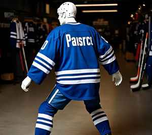 Nouvel arrivage de maillots de hockey sur glace blancs à manches longues avec logo professionnel personnalisé et cousus pour l'entraînement, vente en gros - Product Image 6