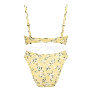 Ensemble de bain pour femmes 2026 – Matière douce et extensible, bas taille haute – Idéal pour les vacances d'été à la plage et les loisirs - Product Image 2
