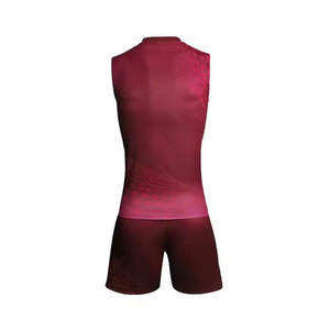 Ensemble maillot et short de volley-ball respirant pour jeunes adultes portant un uniforme de volley-ball léger - Product Image 3