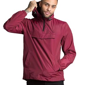 Veste de pluie coupe-vent respirante personnalisée vente en gros Veste de pluie imperméable à fermeture éclair pour hommes - Product Image 2