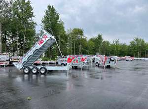 Remolque agrícola de descarga hidráulica de servicio pesado de alta calidad con nuevos componentes - Product Image 2