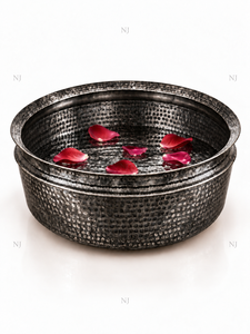 Bol de pédicure pour spa des pieds, noir brillant martelé, vente en gros, bol de pédicure fantaisie, classique, élégant, abordable, bol de pédicure en cuivre - Product Image 2