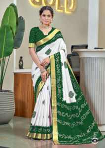 Sari en coton Zari pour occasions spéciales, tenue traditionnelle indienne, idéal pour les événements spéciaux, produits de qualité d'exportation - Product Image 3