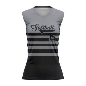 Stylish Eco-Friendly 100% Polyester Softball Sleeveless Shirt-Modern Sports Shirt for Men's Adult Teams Comfortable Fit - Product Image 5