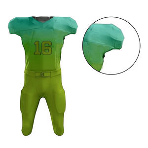 Camiseta de fútbol americano para hombre, conjunto de uniforme con estampado de transferencia de calor personalizable, transpirable, de secado rápido, antibacteriano, de talla grande - Product Image 5