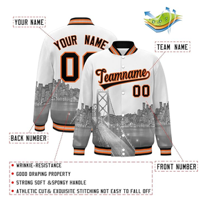 Abrigo con cremallera cortavientos con bolsillo Chaqueta de béisbol personalizada Chaqueta de bombardero para hombre Ligero Casual Primavera Otoño Puffer a prueba de viento - Product Image 3