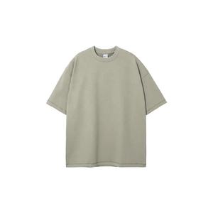 เสื้อยืดแขนสั้นผู้ชายผ้าคอตตอน/โพลีเอสเตอร์ ระบายอากาศ แห้งเร็ว สีพื้น ทรงปกติ สวมใส่สบาย ยอดนิยม - Product Image 5