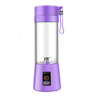 Mini-mixeur rechargeable multifonctionnel portable pour jus de fruits, machine USB de voyage, mixeurs à jus haute vitesse - Vente chaude