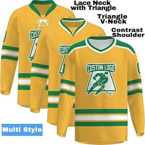 Equipo de hockey de tela de poliéster Premium diseño personalizado al por mayor camiseta de hockey de equipo con estampado de color personalizado - Product Image 2