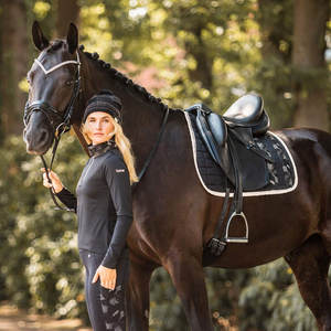 Tapis de selle de dressage de cheval de haute qualité 2025 tapis de selle de course de chevaux professionnel avec Logo personnalisé - Product Image 3