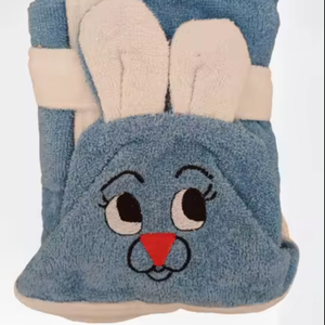 <b>Turkish</b> Girls and Boys Hooded Cotton <b>Towel</b> Bathrobe with Hood Colour Options for Beach Bathroom, Pool, Home Use Soft Negligee - Product Image 1