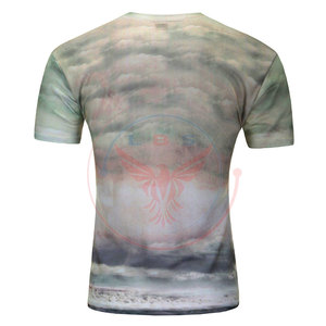 Camisetas Sublimadas para Hombre de Nuevo Diseño para Uso en Exteriores, Ropa Urbana al por Mayor, Poliéster/Algodón, Transpirables, Ecológicas, de Secado Rápido - Product Image 2