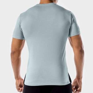 T-shirts surdimensionnés à épaules tombantes Vêtements de sport pour hommes Running Fitness Loose Fit Tee Shirts Hommes Casual Crew Neck Oversize Gym Shirts - Product Image 4
