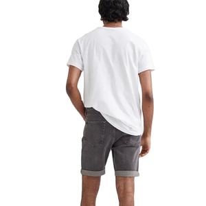 Shorts jeans personnalisés de haute qualité pour hommes shorts en jean teints en gris tailles personnalisées shorts en jean légers pour hommes - Product Image 2