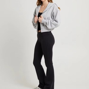 Logotipo personalizado de alta calidad de poliéster de manga larga Fitness entrenamiento deportes desgaste cuarto de cremallera 1/4 pulóver Golf sudadera para mujer - Product Image 3