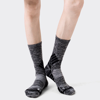 Chaussettes en laine mérinos pour hommes, épaisses, personnalisées, avec boucles en tissu éponge, thermiques, chaudes, coussinées, pour la randonnée