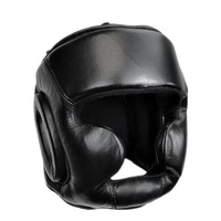 Nouveau protège-tête de boxe en cuir PU 2024 avec logo personnalisé, design modulaire confortable et marquage personnalisé pour l'entraînement unisexe
