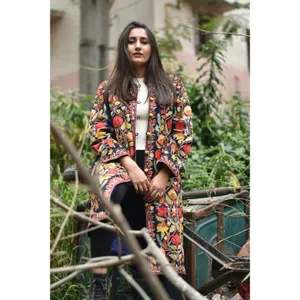 Лидер продаж 2022, разноцветная лучшая Кашмирская одежда, куртки и пальто из 100% чистой шерсти с цветочным и Пейсли-Ари с вышивкой в стиле бохо