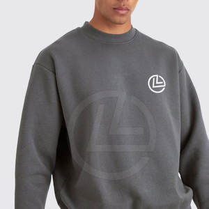 ชุดวอร์มผู้ชายสไตล์ลำลอง 2 ชิ้น สำหรับฤดูหนาว ทรงหลวม ผ้าผสมคอตตอนนุ่ม ระบายอากาศได้ดี กางเกงขายาวทรงกว้าง - Product Image 6