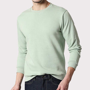 Sudadera de Algodón para Hombre, con Logotipo Personalizado, OEM, Suave, Cómoda, Ligera, de Manga Larga, Informal, para Gimnasio y Fitness - Product Image 1