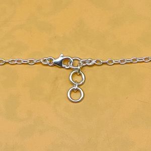 Collier pendentif en argent sterling 925 fait à la main Double terminaison Onyx noir cadeau d'anniversaire pour enfants en gros - Product Image 2