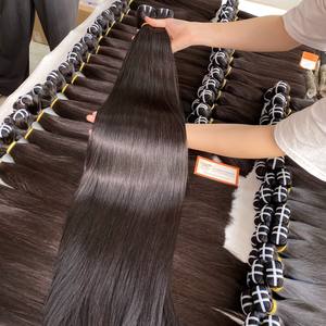 Grade 12A Wholesale Vietnamese Virgin Human Hair Extensions Raw Unprocessed Cuticle Aligned Bundle - Product Image 3