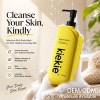 KieKie Gel Douche Réparateur au Polypeptide et à la Kératine, Blanchissant, Hydratant en Profondeur, Anti-Rugosité, Lissant et Raffermissant la Peau