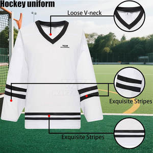 เสื้อเจอร์ซีย์เล่นฮ็อกกี้น้ำแข็งสำหรับผู้ชายเสื้อฝึกฮ็อกกี้น้ำแข็งแบบมืออาชีพ - Product Image 5