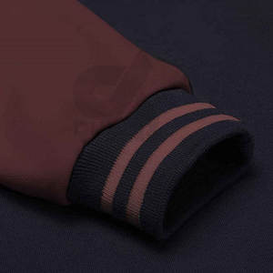 Chaqueta universitaria de lana de alta calidad personalizable, chaqueta Letterman de nuevo estilo con capucha de cuello levantado para invierno, chaquetas de hombre ODM - Product Image 4