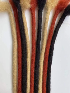 Très Produit En Vrac Facile Brésilien Indien Vierge Extensions Humaines À La Main Dreadlocks Tressage Cheveux Accessoires En Gros - Product Image 5