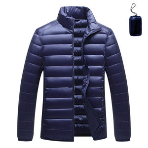 Servicios OEM Chaqueta Larga Acolchada de Fibra de Bambú 100% para Hombre con Logotipo Bordado Personalizado, Cremallera Completa y Capucha para Invierno - Product Image 5