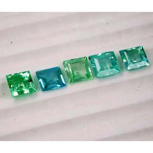 Saphir vert naturel de qualité AAA+ du Montana, 10 carats, coupe princesse époustouflante, pierre précieuse certifiée, Gem184 - Product Image 1