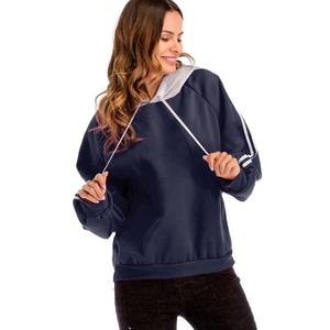 Sweat à capuche vierge pour femmes en polaire avec logo uni personnalisé Sweats à capuche pour femmes La Cost Prix de gros à faible coût - Product Image 5