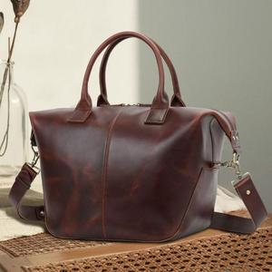 Sacs à main pour femmes en cuir véritable personnalisés, grande capacité, imperméables, sacs de luxe faits à la main - Product Image 1