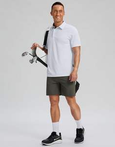 Polos en coton respirant pour hommes T-shirt polo à manches courtes avec logo personnalisé Fabricant d'usine OEM Fournisseur en gros - Product Image 5