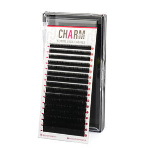 Bandejas de pestañas de Cachemira CharmLash, extensiones de pestañas de Cachemira, Etiqueta Privada, pestañas coreanas C CC D DD, entrega rápida, rizo D de varias longitudes - Product Image 1