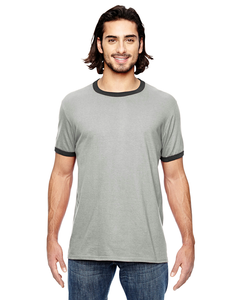 Camisetas de alta calidad para hombres con ribete de contraste Hecho en Pakistán Camiseta cómoda de algodón orgánico Transpirable - Product Image 4