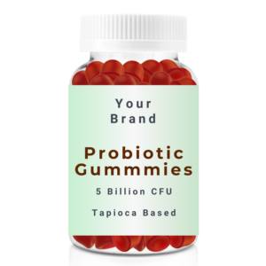 Supplément probiotique de haute qualité de marque privée Adultes 5 milliards d'UFC GMPc Bonbons à base de tapioca Santé digestive du cerveau 2 bonbons - Product Image 1