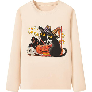 Camiseta de Manga Larga para Mujer, Tejido de Punto Suave, Diseño Sólido, Estilo Casual Moderno, Cómoda, Anti-Pilling y Transpirable - Product Image 2