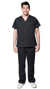 Blouses d'hôpital pour hommes | Blouses médicales en coton Polyester de qualité supérieure pour soins infirmiers Logo personnalisé - Product Image 3