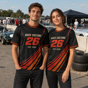 Camiseta Personalizada de Cultura de Carreras Vintage, Camiseta para Eventos de Deportes de Motor, Camiseta para Exhibición de Autos Clásicos, Estilo Retro de Velocidad, Camiseta Lavada con Estilo de Carreras - Product Image 1